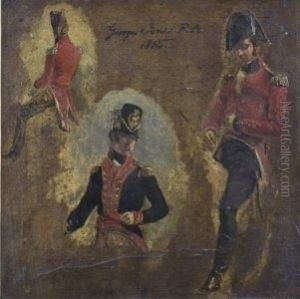 Portrait Of Three Officers