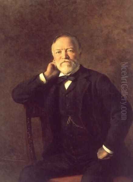 Portrait of Andrew Carnegie - view 1