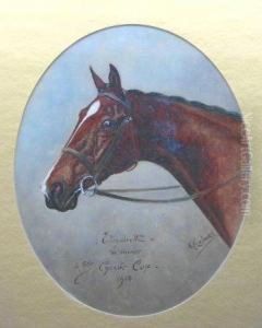 Winner Of The Chester Cup 1910 by Herbert Jones