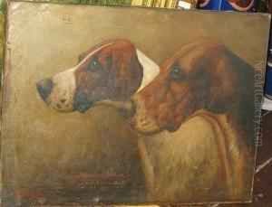 Warble And Sailor - North Stafford Hunt by Herbert Jones