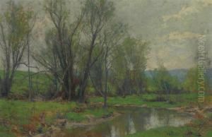 A Meadow Stream by Hugh Bolton Jones