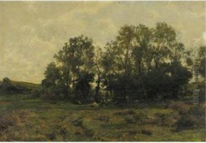 Landscape With Cattle by Hugh Bolton Jones