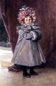 La Promenade: Portrait of Miss Eliza Conkling of New York, 1899 by Theobald Chartran