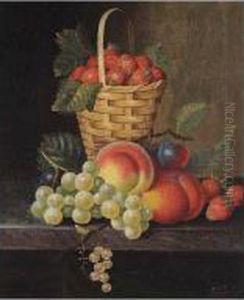 Still Life Of Fruit by William Jones Of Bath