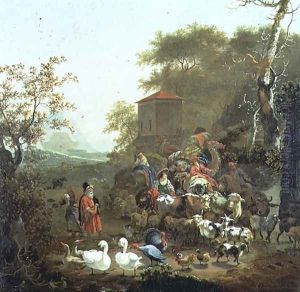 Noah Leaving the Ark, 1663 Noah Leaving the Ark, 1663