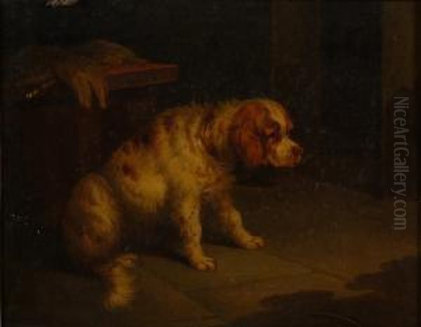 'a Spaniel In An Interior' And 'a Pointer With A Grouse' - view 1