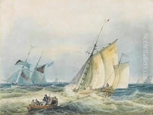 Commercial Traders In Choppy Seas by Reginald T. Jones