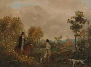 Partridge Shooting; Coming Back From Shooting. by Samuel John Egbert Jones