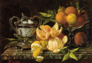Nature Morte Aux Oranges Et Citrons (Still Life With Oranges And Lemons) by Jean Capeinick