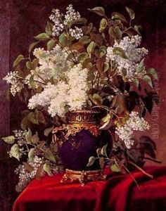 White Lilacs 2 by Jean Capeinick