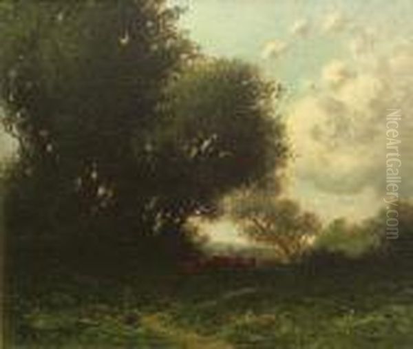 Cattle Resting In A Landscape - view 1