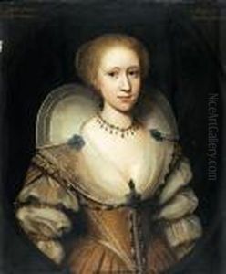 Portrait Of A Lady, Said To Be Lady Margaret Mennes