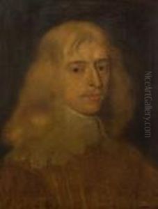Portrait Of A Gentleman With Blond Hair And Moustache