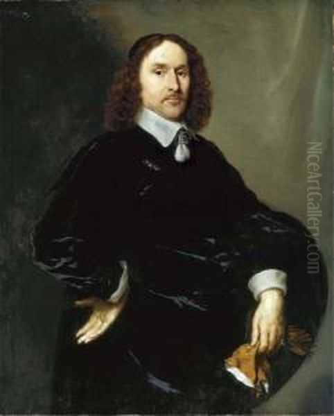 Portrait Of A Gentleman, Three-quarter-length, In A Blackdoublet - view 1