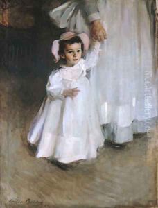 Ernesta (Child with Nurse) 1894 by Beaux Cecilia