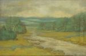 Marais Dans Un Paysage by Eugene Joors