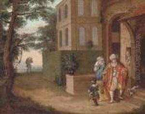 The Return Of The Prodigal Son by Hans III Jordaens