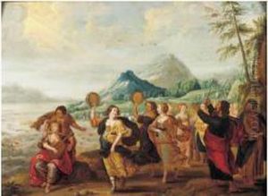 Les Hebreux Apres Le Passage De La Mer Rouge