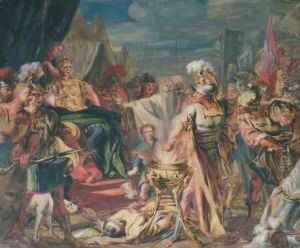 Der Eid Des Mucius Scaevola by Hans III Jordaens