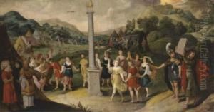 The Israelites Worshiping The Golden Calf