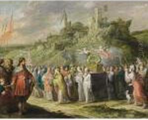 The Capture Of Jericho By Joshua And The Israelites (josh.6) by Hans III Jordaens