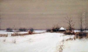 Snow Scene in Country, c.1890 by Bruce Crane