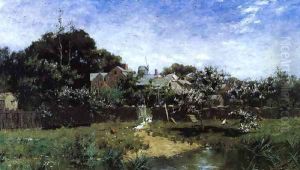 A Morning in Spring Long Island by Bruce Crane