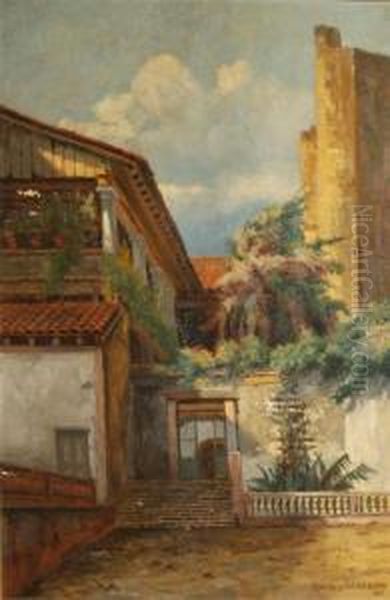 Sunlit Courtyard - view 1