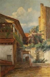 Sunlit Courtyard by Christian A. Jorgensen