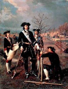 Emperor Peter the Great (1672-1725) at Work by Wassilij Chudojarov