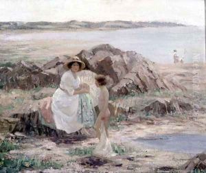 On the Shore, 1917 by William Hannah Clarke