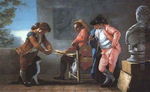The Painter's Studio 1780 by Jose del Castillo