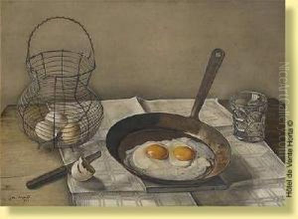 Nature Morte Aux Oeufs Sur Le Plat - view 1