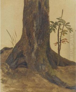 The Trunk Of A Live Oak by Simon-Joseph-Alexandre-Clement Denis