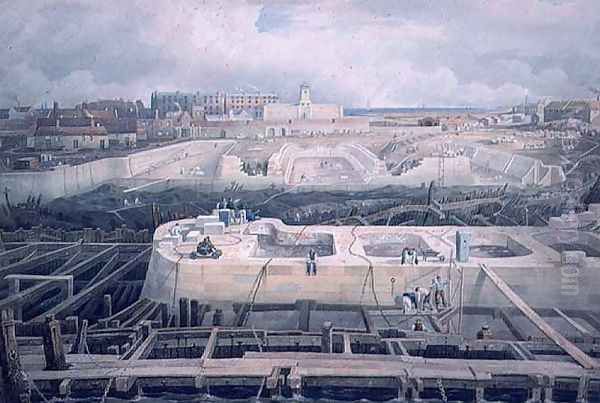 Construction of Docks 2 - view 1