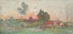 'coucher De Soleil Wechelderzande' by Adrien Josef Heymans