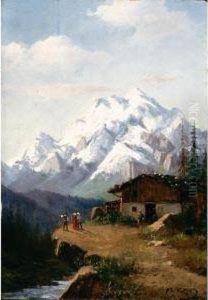 Baita Sul Monte Bianco by Carlo Jotti