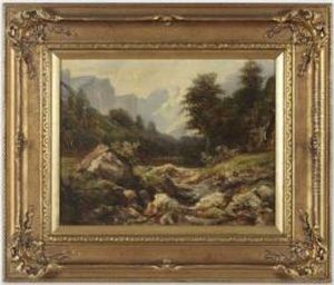 Torrent En Montagne by Leon Joubert