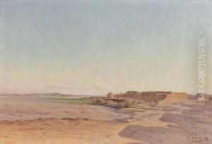 La Greve A Maree Basse
Huile Sur Toile, Signee En Bas A Droite by Leon Joubert