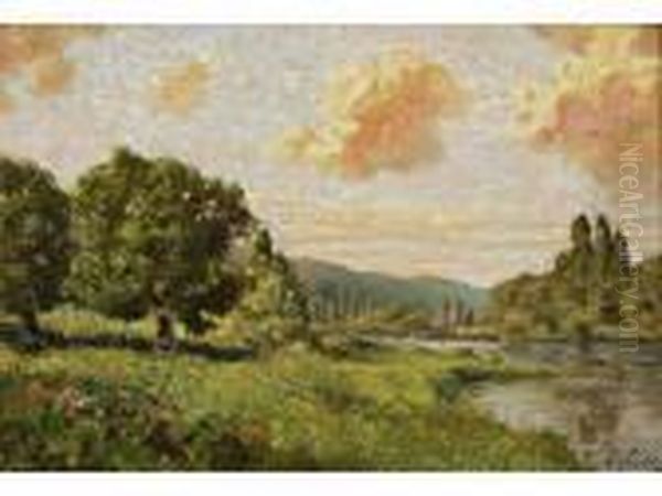 < Bord De Riviere En Ete > Huile
Surpanneau. Signee En Bas. 21,5 X 32 Cm. Eleve De Pelouze Et Decormon.
Musee De Montpellier, Montreal, St Malo - view 1