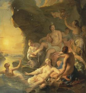 The Bath of Diana by Noel-Nicolas Coypel