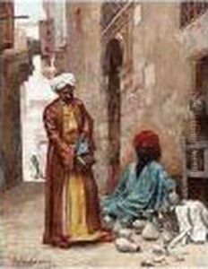 Goblet Sellers, Cairo by Roger-Joseph Jourdain
