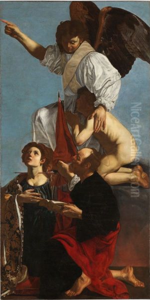 Guardian Angel with Sts Ursula and Thomas - view 1