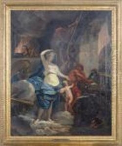 Venus At Vulcan's Forge by Jean-baptiste Jouvenet