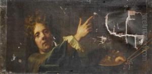 Portrait De Jean Jouvenet by Jean-baptiste Jouvenet
