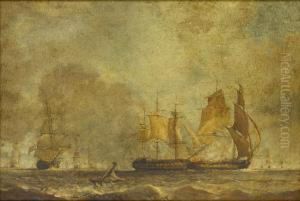 The Battle Of The Nile by William Joy
