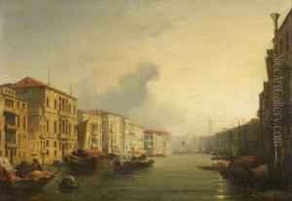 Vue Du Grand Canal A Venise Vers Le Pont Du Rialto - view 1