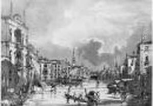 Vue De Venise by Jules Romain Joyant