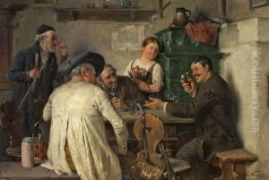 Im Wirtshaus by Kinzel Jozef