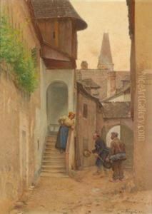 Motiv Ausweisenkirchen In Der Wachau by Kinzel Jozef
